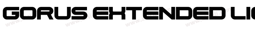 Gorus Extended Light字体转换 Gorus Extended Light字体转换